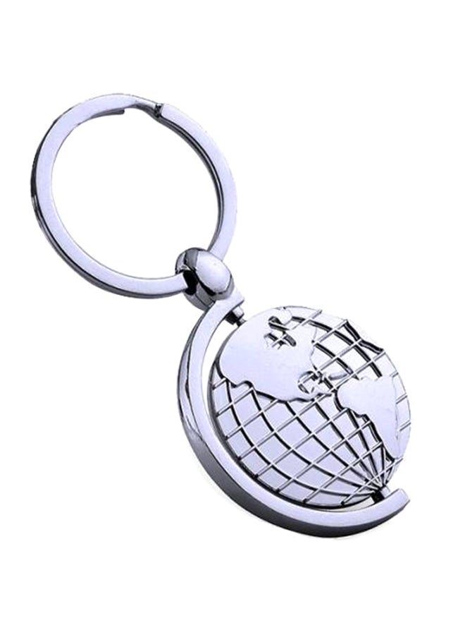 Globe Metal Keyring - Image 1