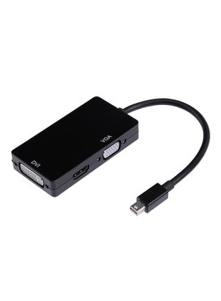 محول 3 في 1 من منفذ شاشة صغير إلى منفذ HDMI ومنفذ VGA ومنفذ DVI أسود - v1556281811/N24558720A_1