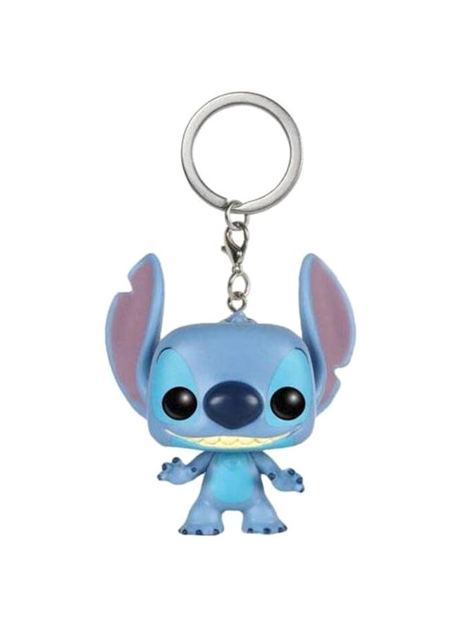 Generic Stitch  Doll Pendant Keychain Blue 