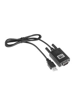 Dual Chip USB To Rs232 Port Adapter Converter Cable Multicolour