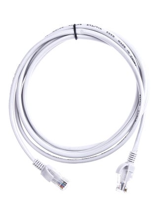كابل توصيل الإيثرنت أو شبكة الاتصال المحلية بجهاز الكمبيوتر RJ45 طول 1.5 م/ 4.9 أقدام أبيض - v1556281854/N24558805A_1