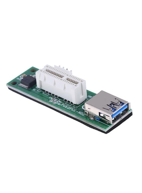 Mini PCI-E X1 Extension Cable PCIE 1X Expansion Card 90 Degree Right Angle Multicolour