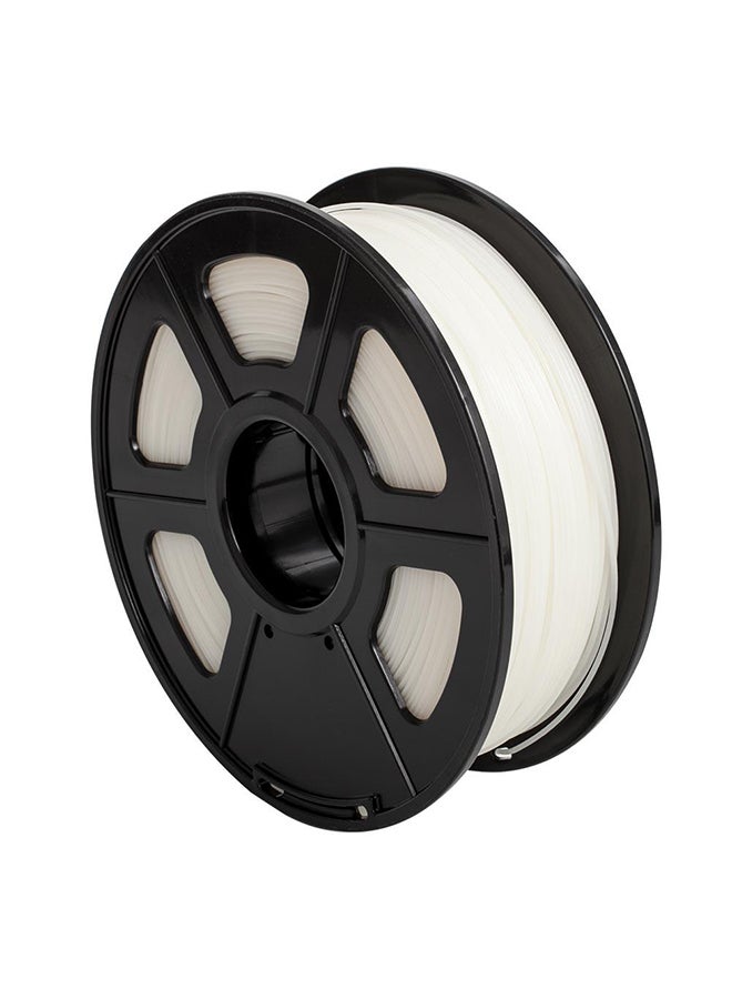 PLA 1.75mm  1kg Fluorescence Filament Consumables For 3D Printer White 