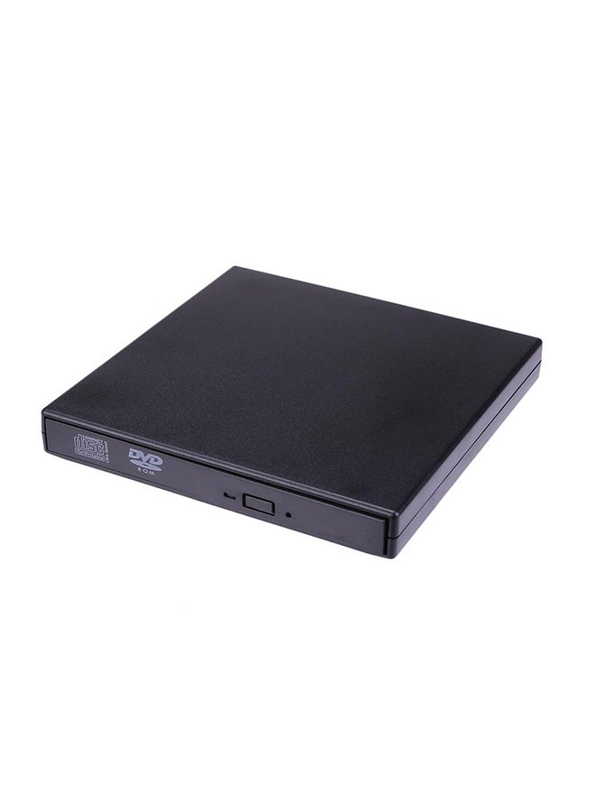 Generic - USB 2.0 External CD-RW Burner Drive CD DVD ROM Combo Writer for PC Computer Black - Image 1