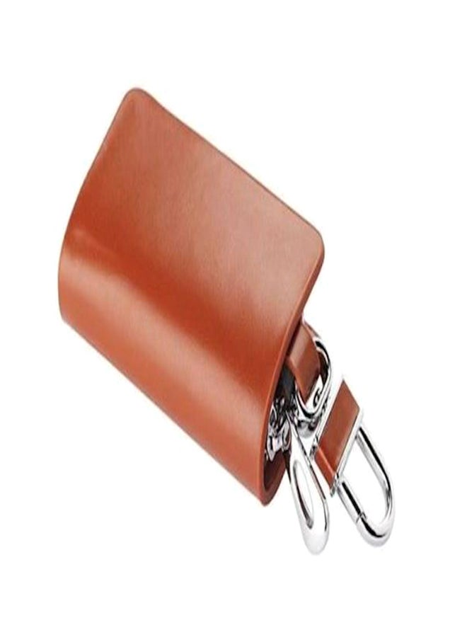 Leather Car Keychain Bag For Mercedes - Image 1