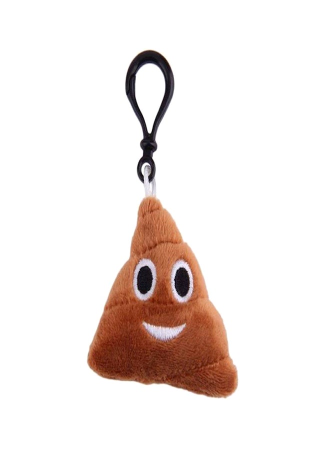Emotional Stuffed Key Chain brown
