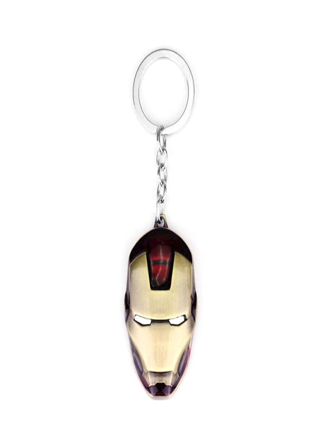 Marvel Super Hero The Avengers Iron Man Mask Keychain - Image 1