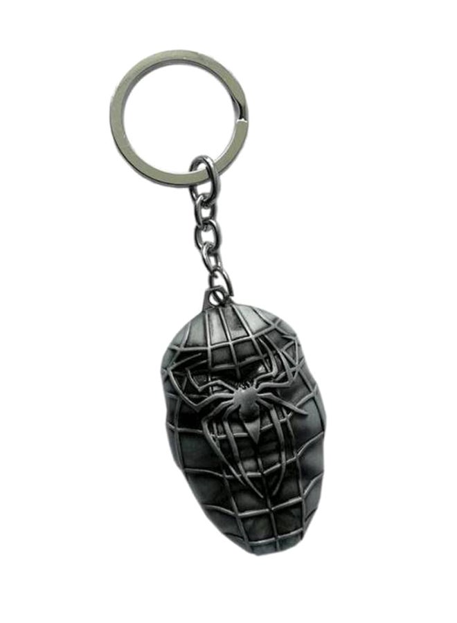 Spider Man Metal Spider Mask Keychain