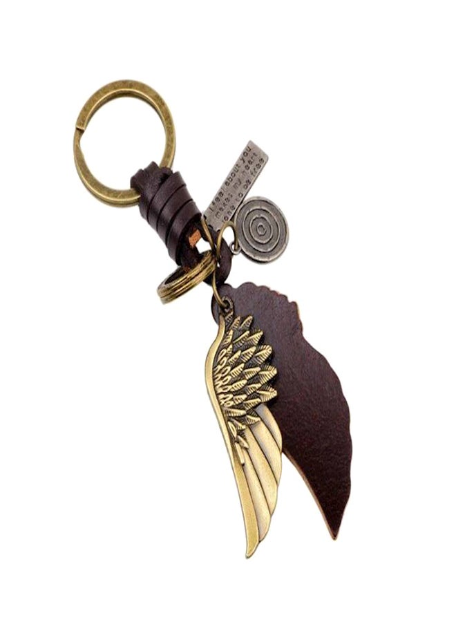 Key Chain Accessories Leather Alloy Wings - Image 1