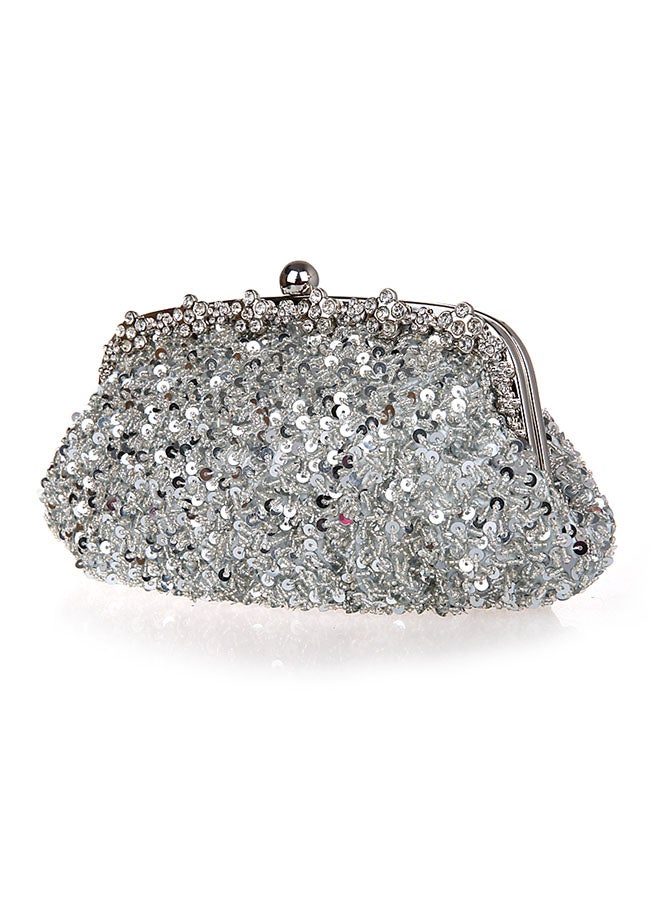 Fashion Clutch Silver  - Image 2