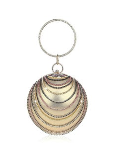 Fashion handbag Colorful gold
