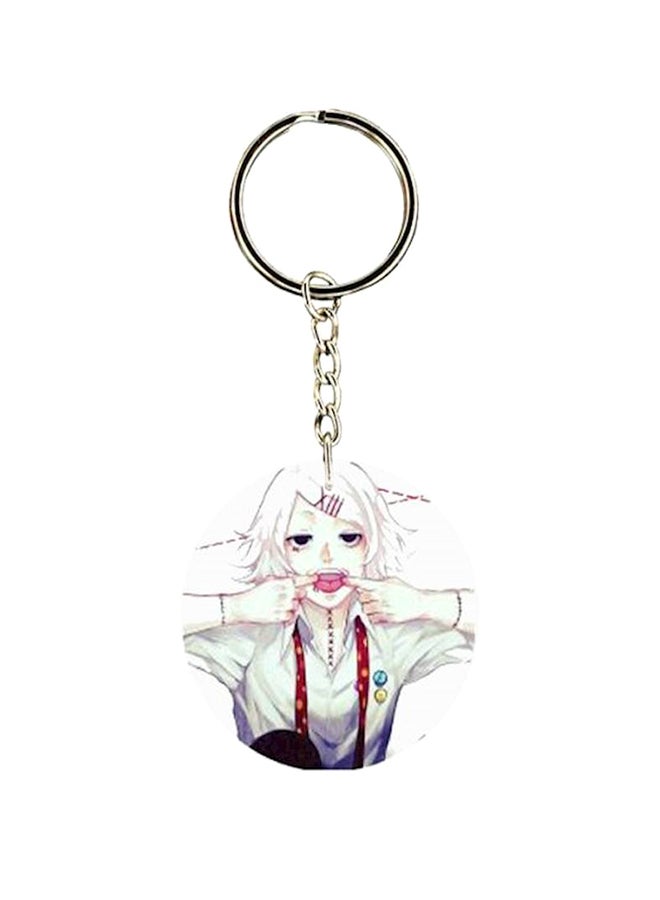 The Anime Tokyo Ghoul Plastic Keychain Multi Color