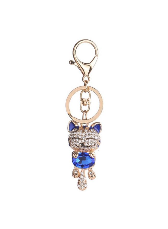 Crystal Cat Keychain - Image 1
