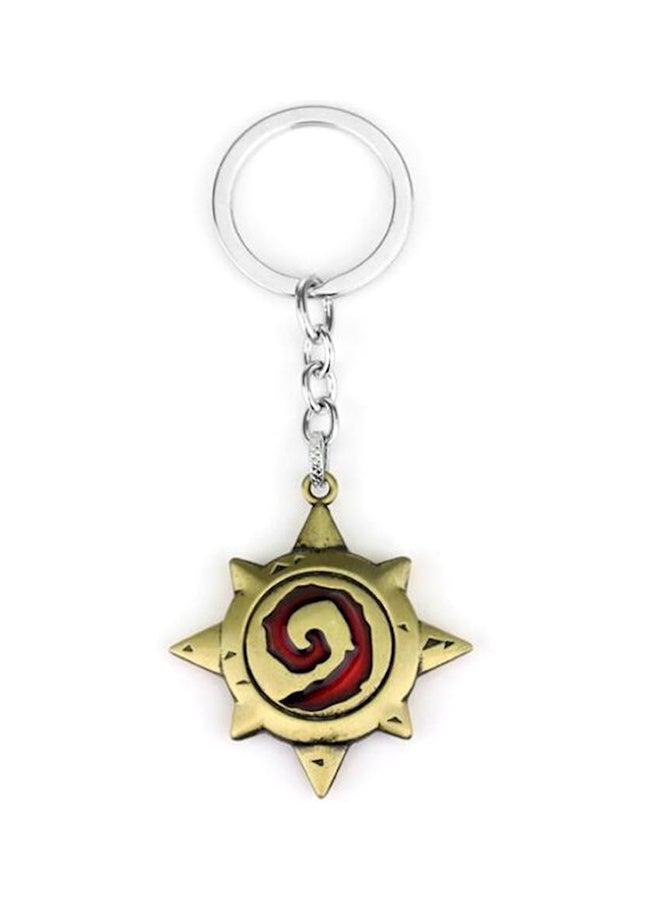 Blizzard Hearthstone Rose Symbol Keychain - Image 1