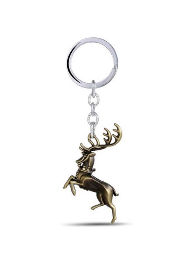Generic Game Of Thrones House Of Baratheon Keychain Gold 