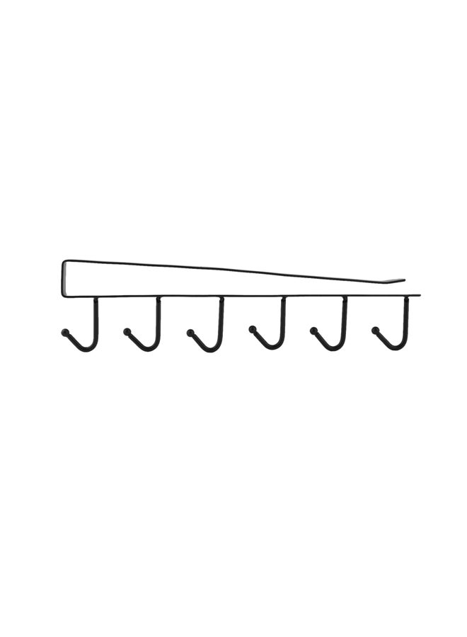 U Type Seamless Hanging Multi Hooks Black standard  - Image 1