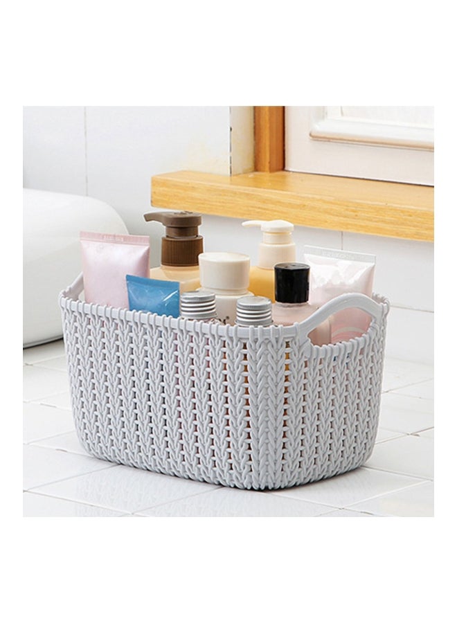 سلة من الراتان متعددة الاستخدامات رمادي - Image 2