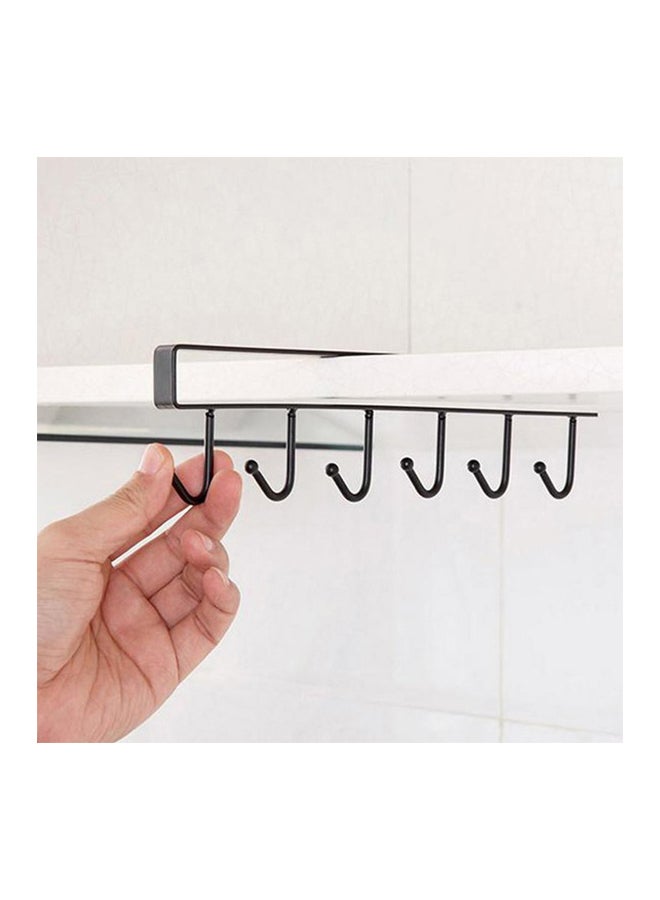 U Type Seamless Hanging Multi Hooks Black standard  - Image 2