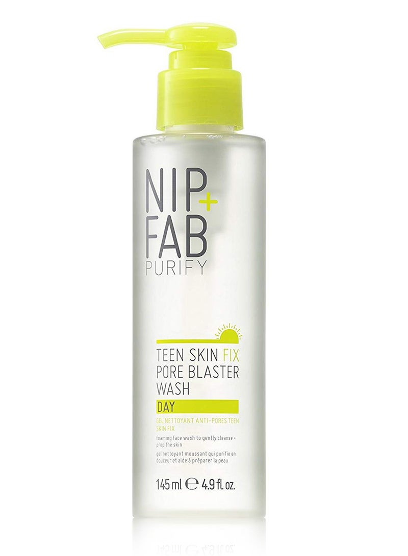 NIP+FAB Teen Skin Fix Pore Blaster Wash 145ml 