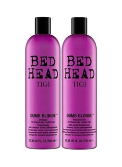 TIGI Bed Head Dumb Blonde Shampoo And Reconstructor Conditioner Duo 