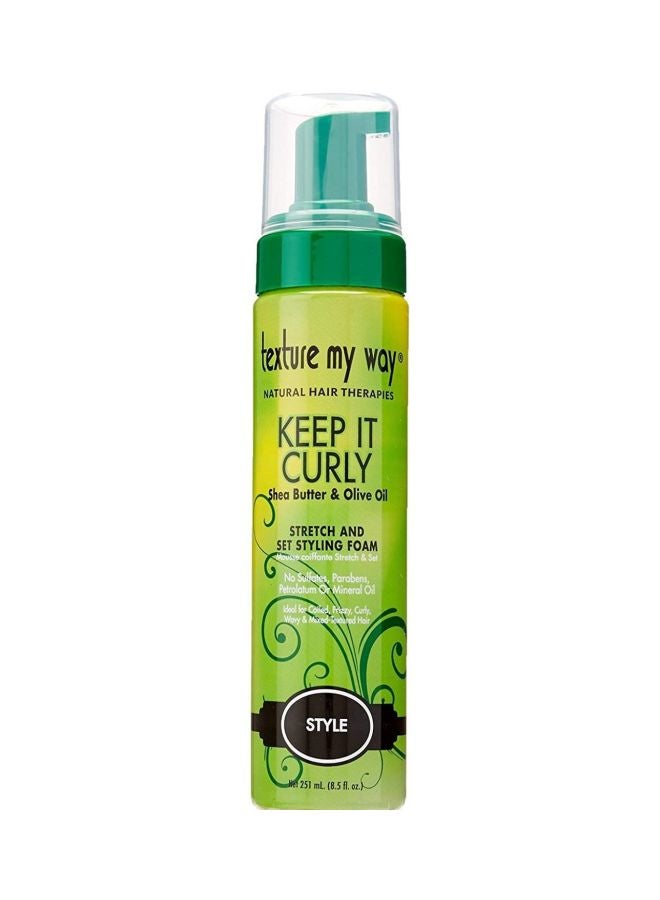 Texture My Way Keep It Curly Styling Foam 