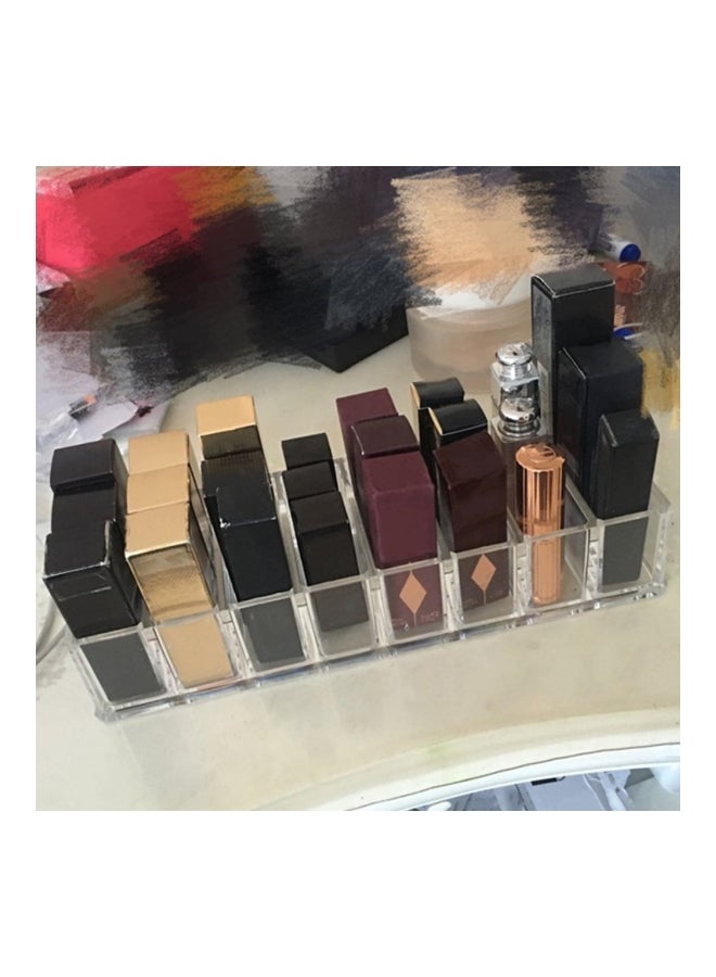 Acrylic Makeup Storage Box Clear - Image 4