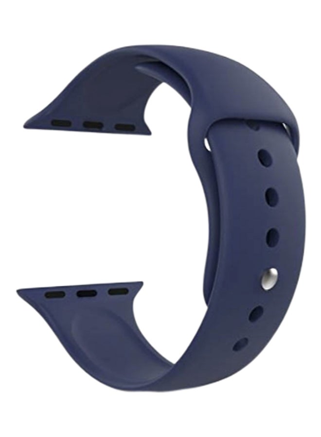 MARGOUN - Apple Watch Band 38mm/40mm/41mm Silicone Sport Watch Strap Dark Blue - Image 1