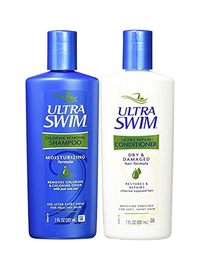 UltraSwim 2-Piece Chlorine Removal Shampoo With Ultra Repair And Conditioner Set 