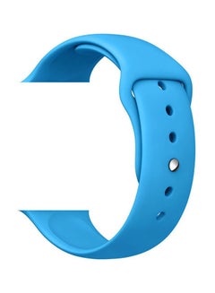 Silicone Wrist Band For Apple Watch 42-44mm Blue