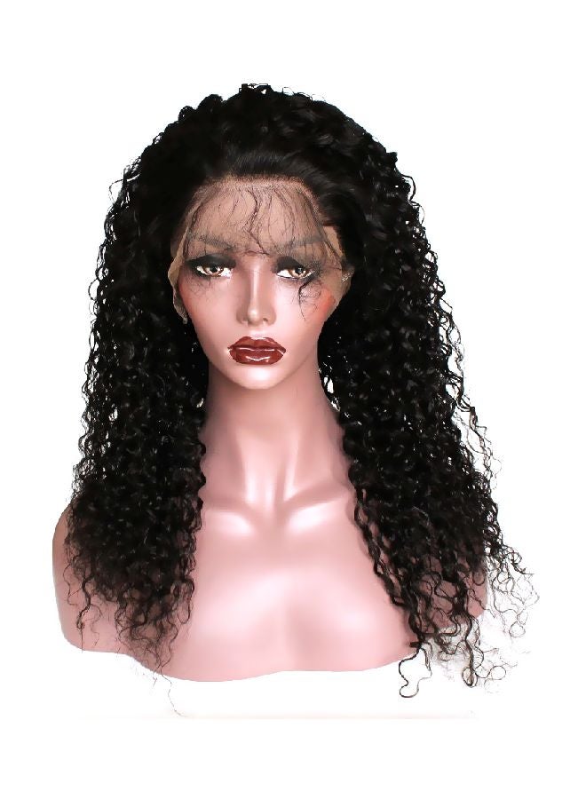 ZigZag Hair Deep Curly Full Lace Band Wig Black 22inch 