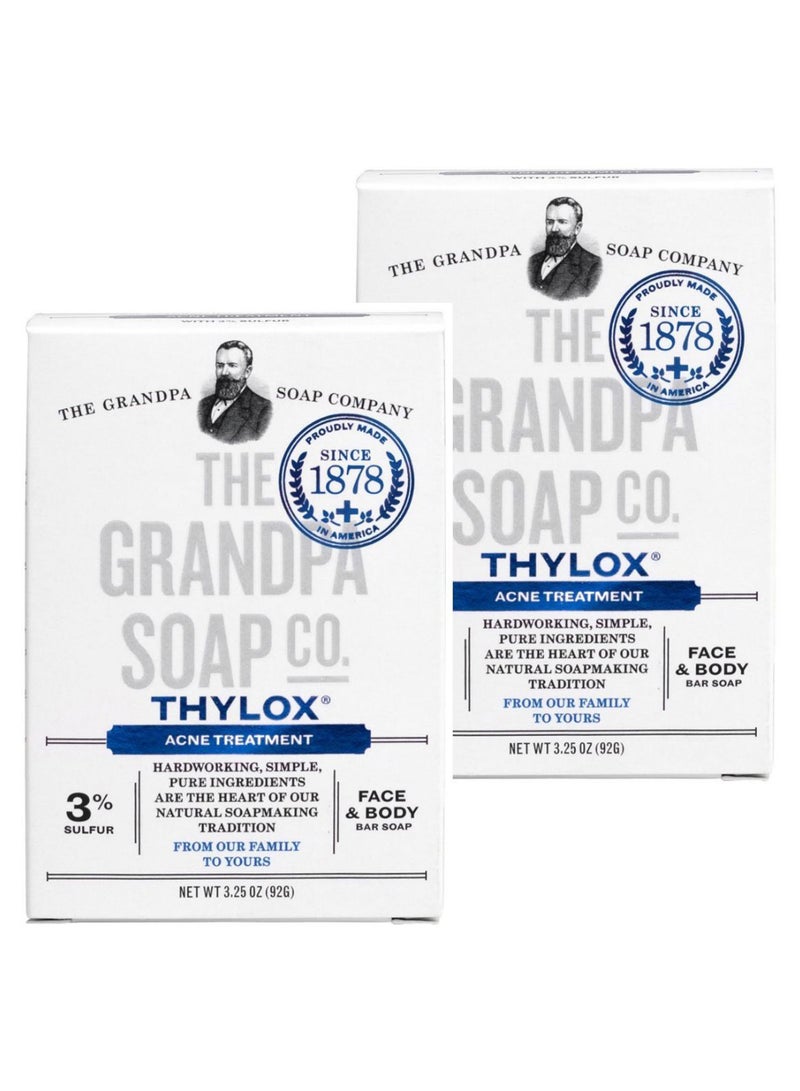 GRANDPA'S 2-Piece Thylox Acne Treatment Soap