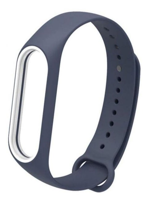 Silicone Replacement Band For Xiaomi Mi Band 3 Dark Blue
