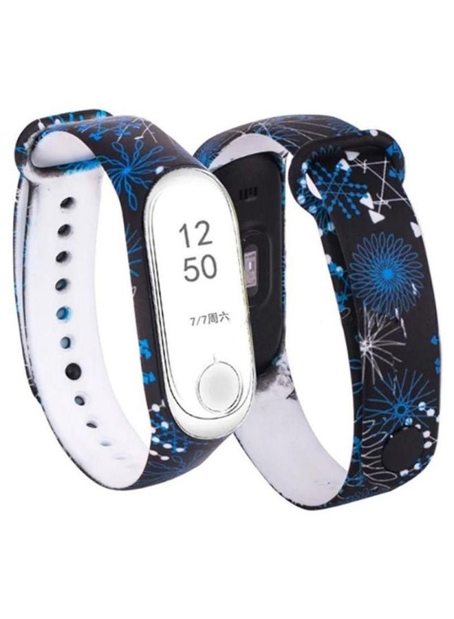 365dealz Replacement Smartwatch Wristband Hand Ring Black/Blue  - Image 2