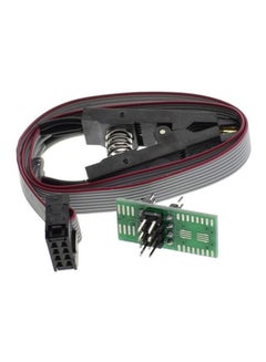 SOIC8 SOP8 Flash Chip IC Test Clips Socket Adapter For Arduino 2.3x1.2x1.7cm Green