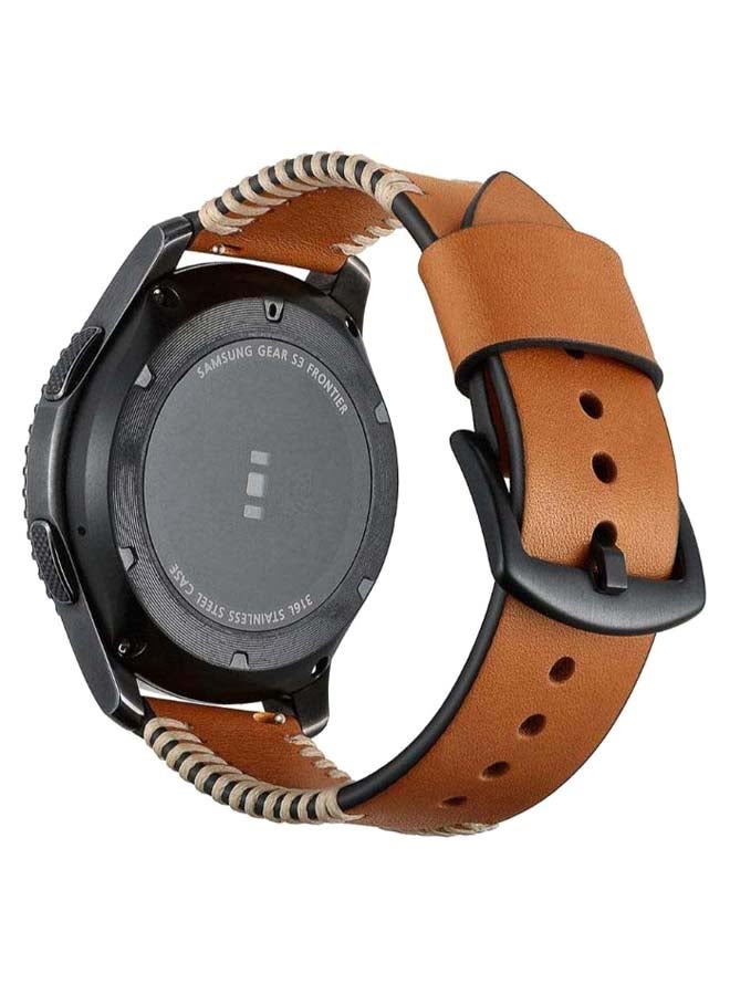 Remson Replacement Band For Huawei Watch GT 22mm Brown/Beige - Image 3