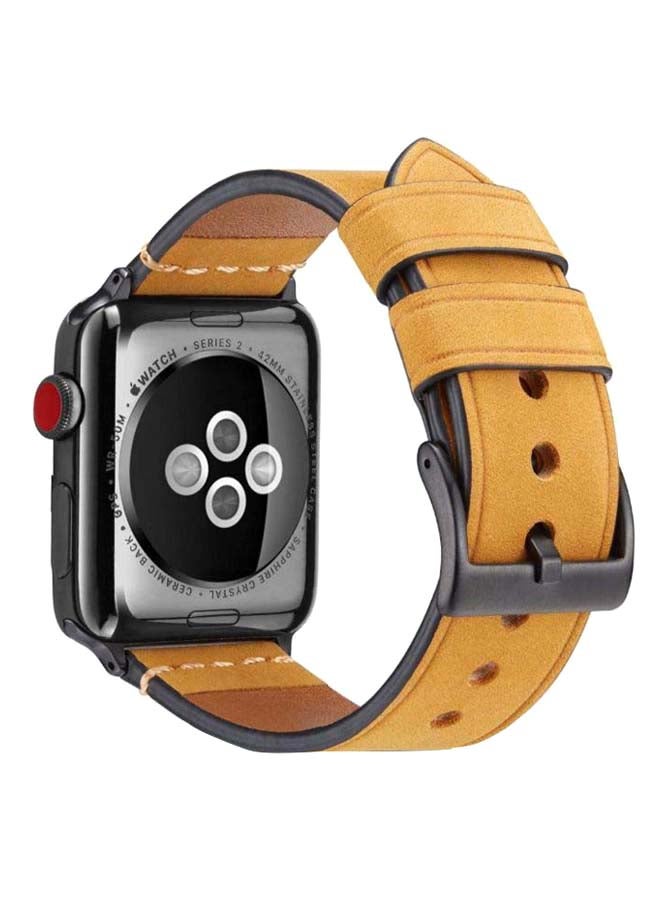 Remson Replacement Band For Apple Watch Series 3/4/5 Brown - Image 3