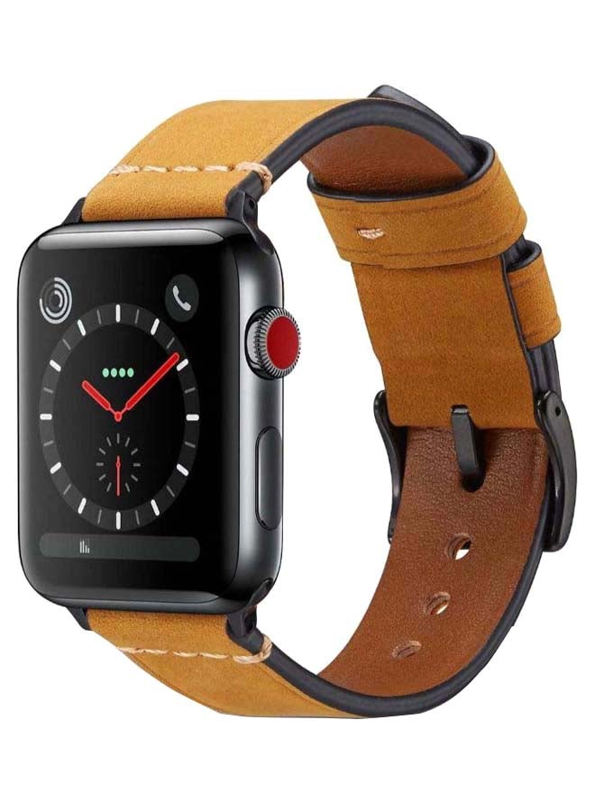 Remson Replacement Band For Apple Watch Series 3/4/5 Brown - Image 4