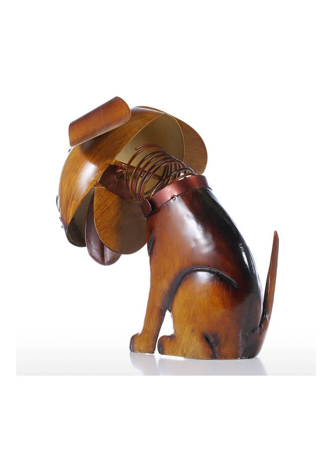 TOOARTS Spring Head Shaking Puppy Figurine Brown 17x20x21cm - Image 5