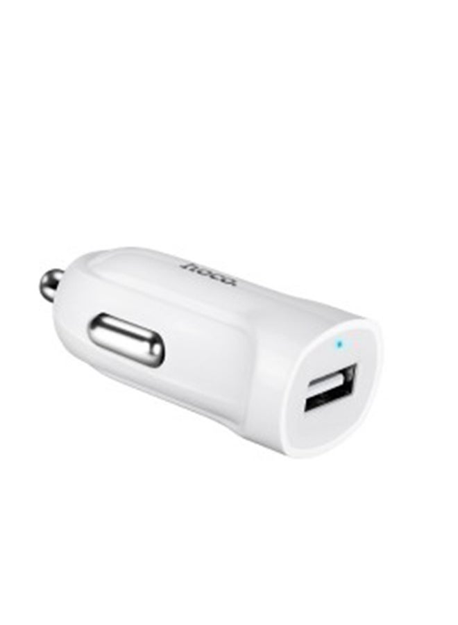 Z2 Car Charger With Lightning Cable White