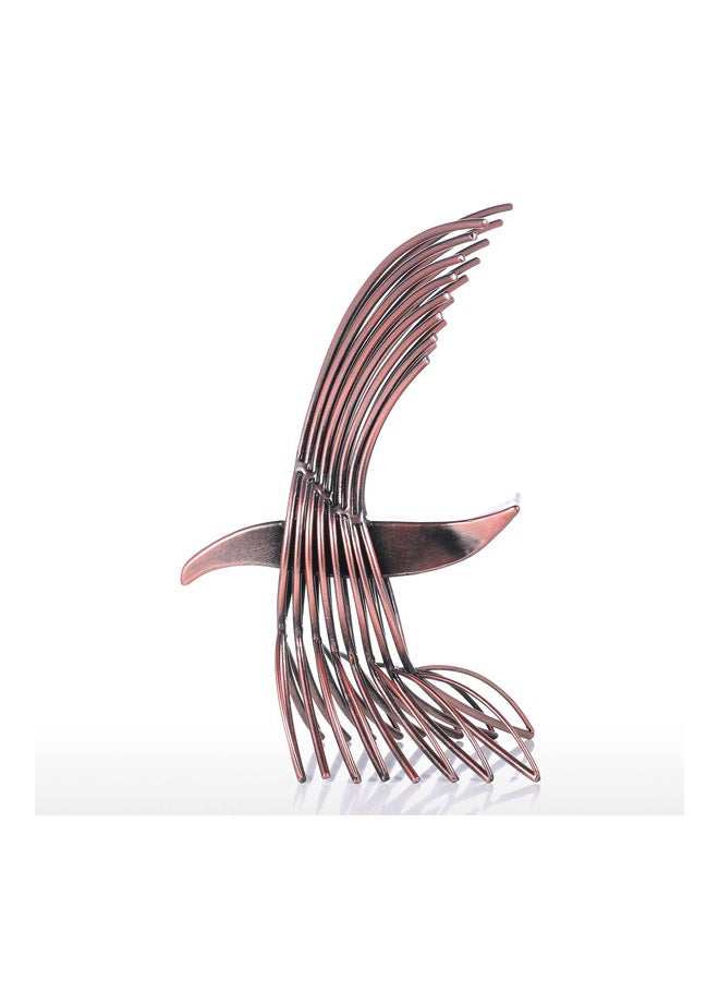 توم فيل - تمثال صغير مصنوع يدوياً على شكل صقر بني 34x21x31سم - Image 1