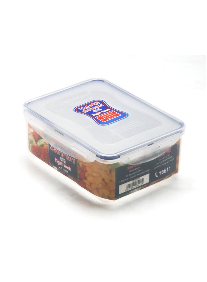 Zahran 3-Piece Silicon Food Conservation Set Clear 0.5, 1, 1.6Liters  - Image 2