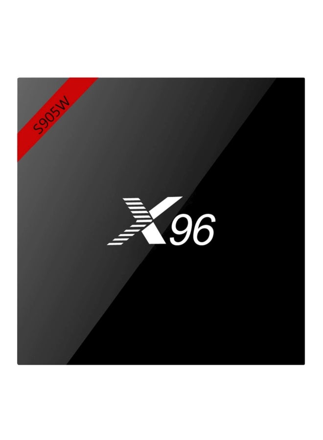 X96 Android TV Box - EU Plug V3347 Black - Image 1