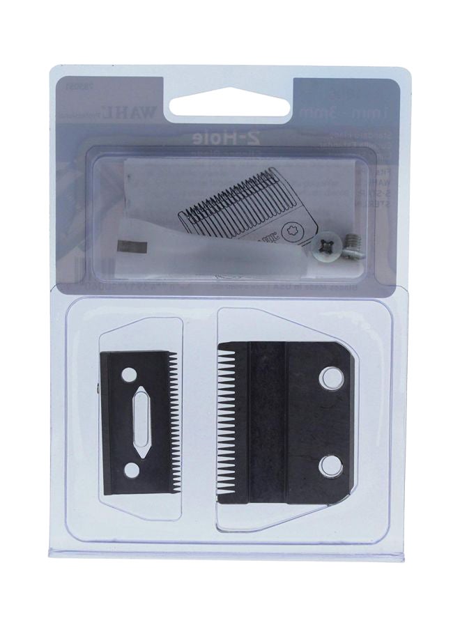 WAHL 2-Piece Hold Clipper Blade Black 2x0.1x3inch