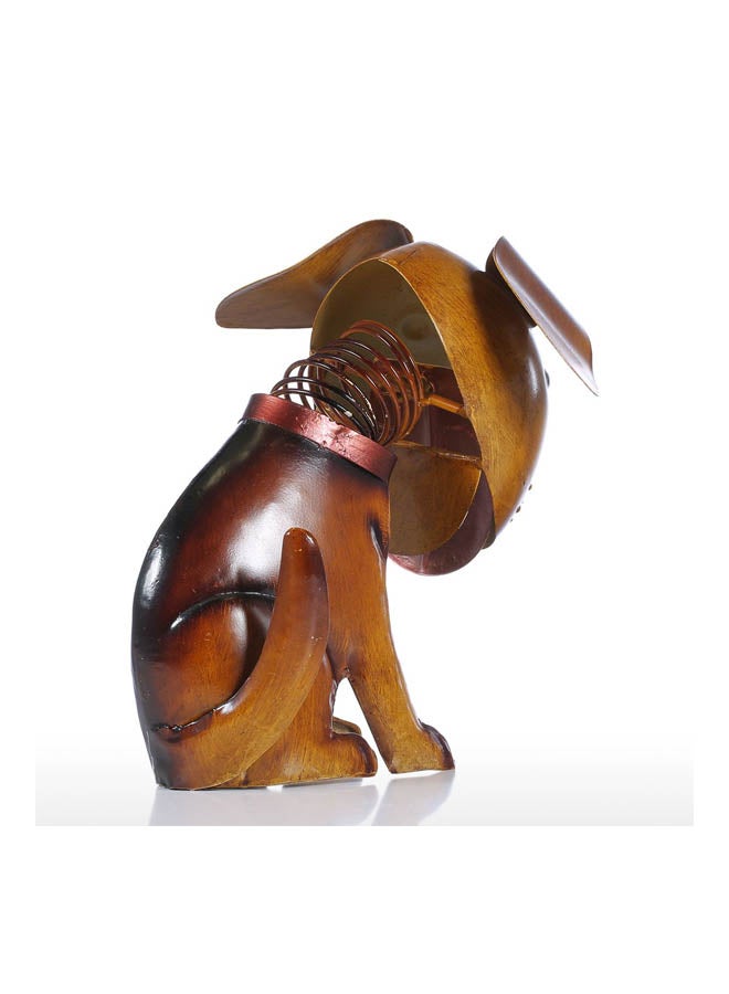 TOOARTS Spring Head Shaking Puppy Figurine Brown 17x20x21cm - Image 3