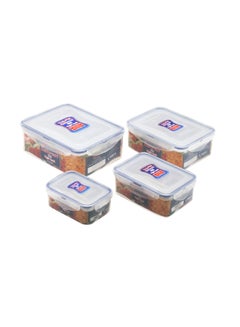 4-Piece Tight Lock Food Container Clear - v1556339749/N24211194A_1