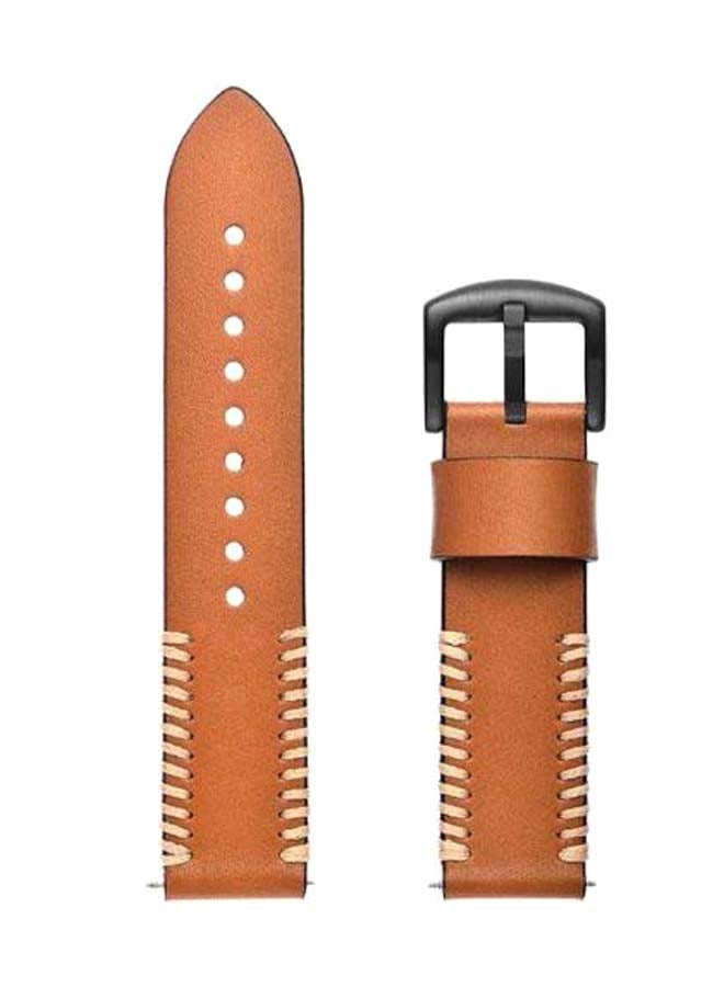 Remson Replacement Band For Huawei Watch GT 22mm Brown/Beige - Image 2