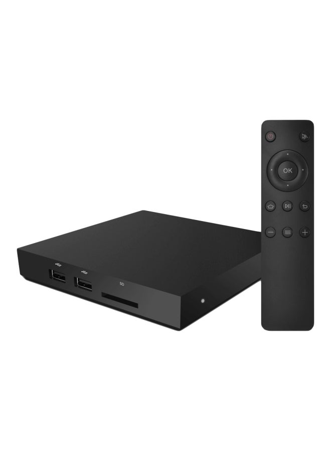 Android TV Box With Remote Control V824E Black - Image 1