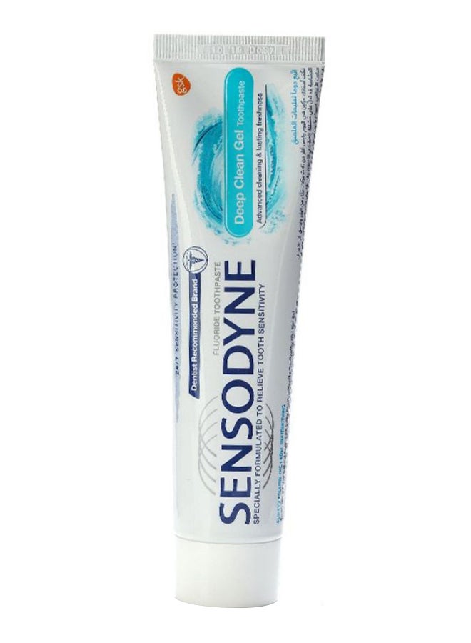 Sensodyne Deep Clean Gel Toothpaste White 100ml