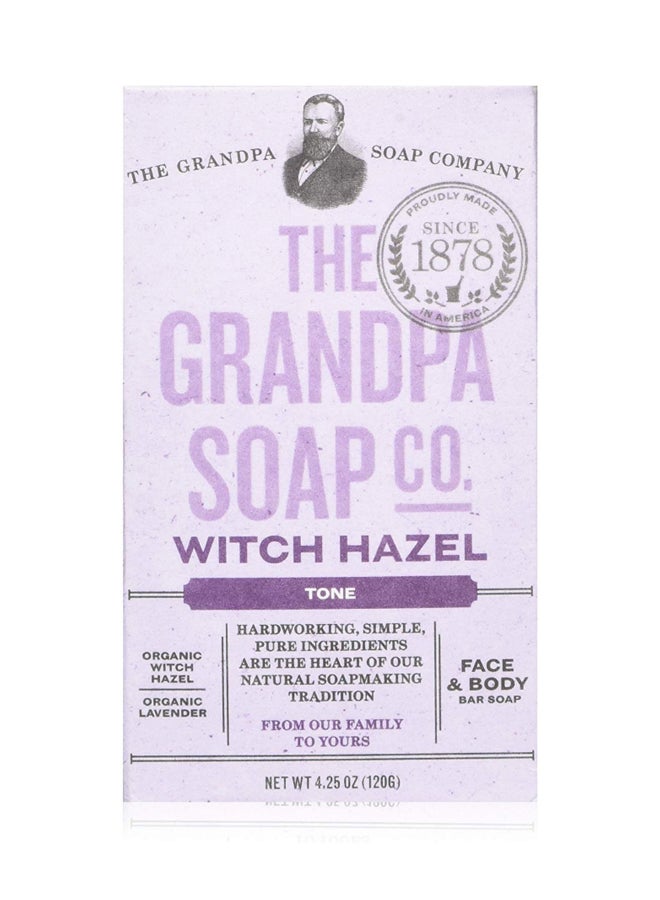 GRANDPA'S 4-Piece Witch Hazel Soft And Gentle Bar Soap 