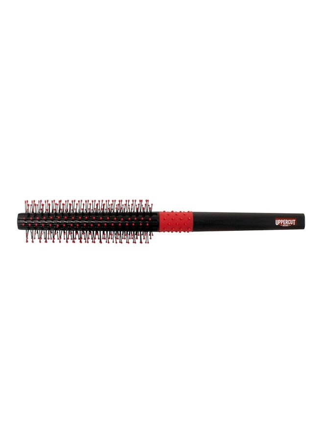 Uppercut Deluxe - 2-Piece Quiff Roller Round Hair Brush Set Black/Red - Image 1